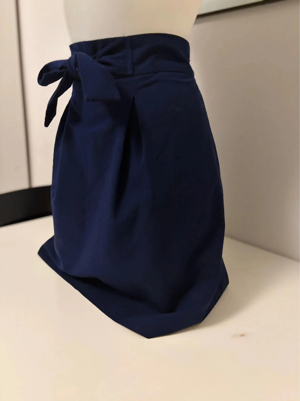 ☀️ Jupe portefeuille bleu marine Faither & Sons – Taille 40 – photo 4